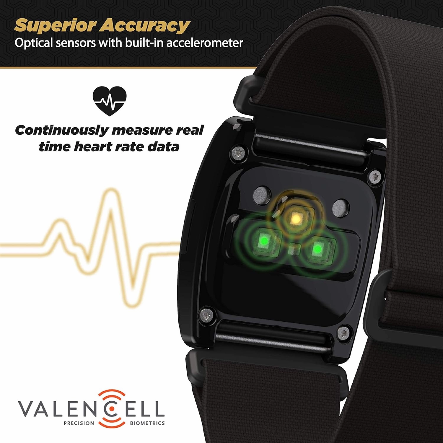 Scosche Rhythm R 2.0: Waterproof/Dustproof Armband with ANT  & BLE Bluetooth Smart for Hyper Accurate Workout Heart Rate Monitoring with Wahoo, Peloton, LED Monitor, DDP Yoga, Strava