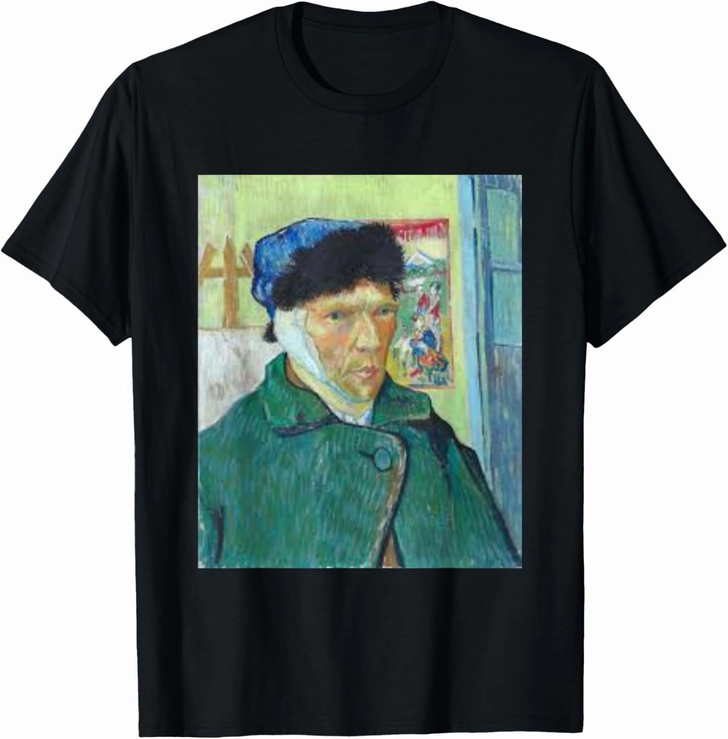 Self-portrait with connected ear. Van Gogh watercolours T-Shirt