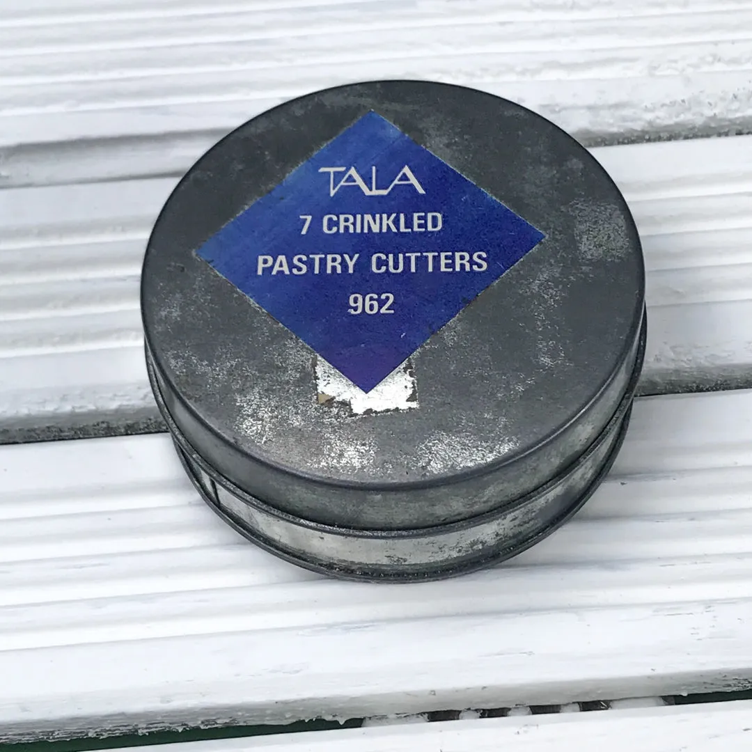 Set of 7 Tala crinkle cut pastry cutters