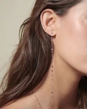 Shinny Chain Stud Earrings