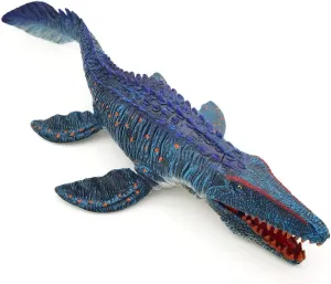 SIENON Jurassic Large Mosasaurus Dinosaur Toy 13.4’’, Realistic Dinosaur Toy Figures, Dinosaur Figurine, Deep Sea Monster Plastic Ocean Protector Dinosaur for Bath Pool Toy, Cake Topper Decoration