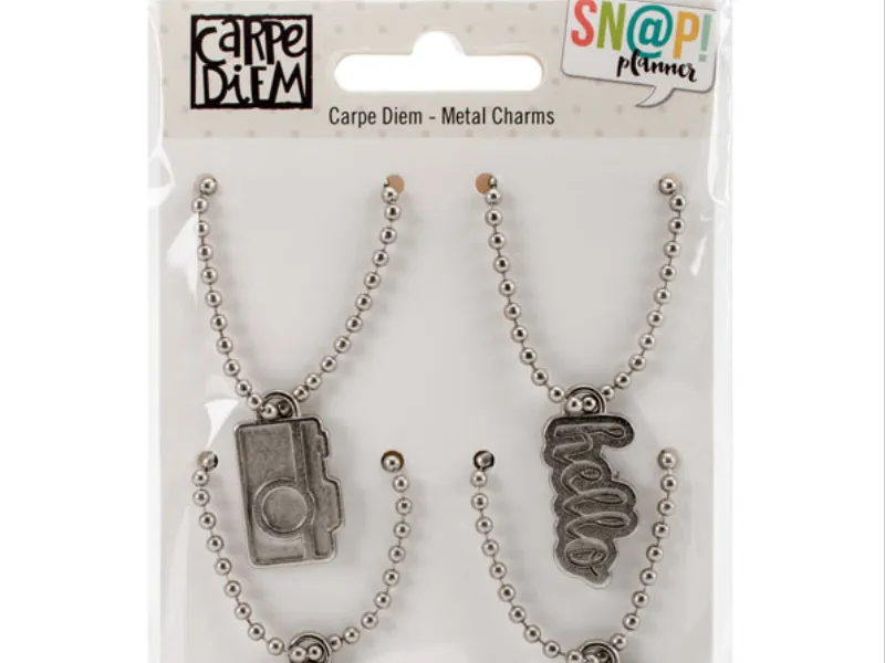 Simple Stories Carpe Diem Planner Collection Metal Charms