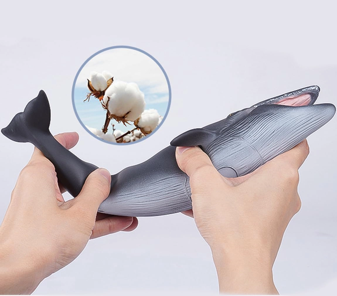 Simulated Ocean Animal Toys for Kids 16 Inch Big Sea Animals Toys Large Size Marine Animal Figures Soft Filled Rubber Sea Educational Toys/Killer Whale