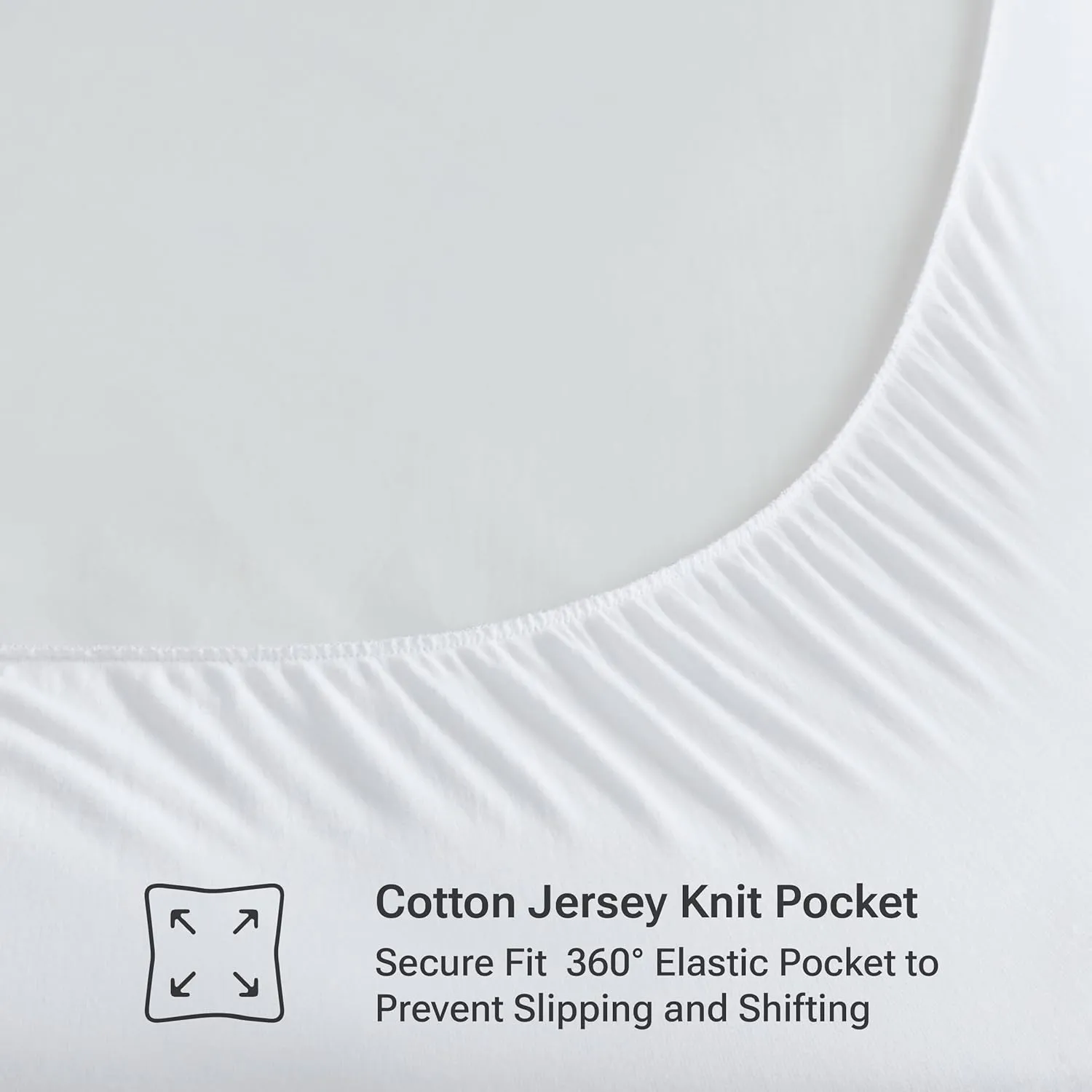Sleep Philosophy King Mattress Pad, Cotton Mattress Protector Classic Cloud Quilted Bed Cover, All Natural Breathable Mattress Topper Fitted Pocket Fits Up to 16", Machine Washable, White