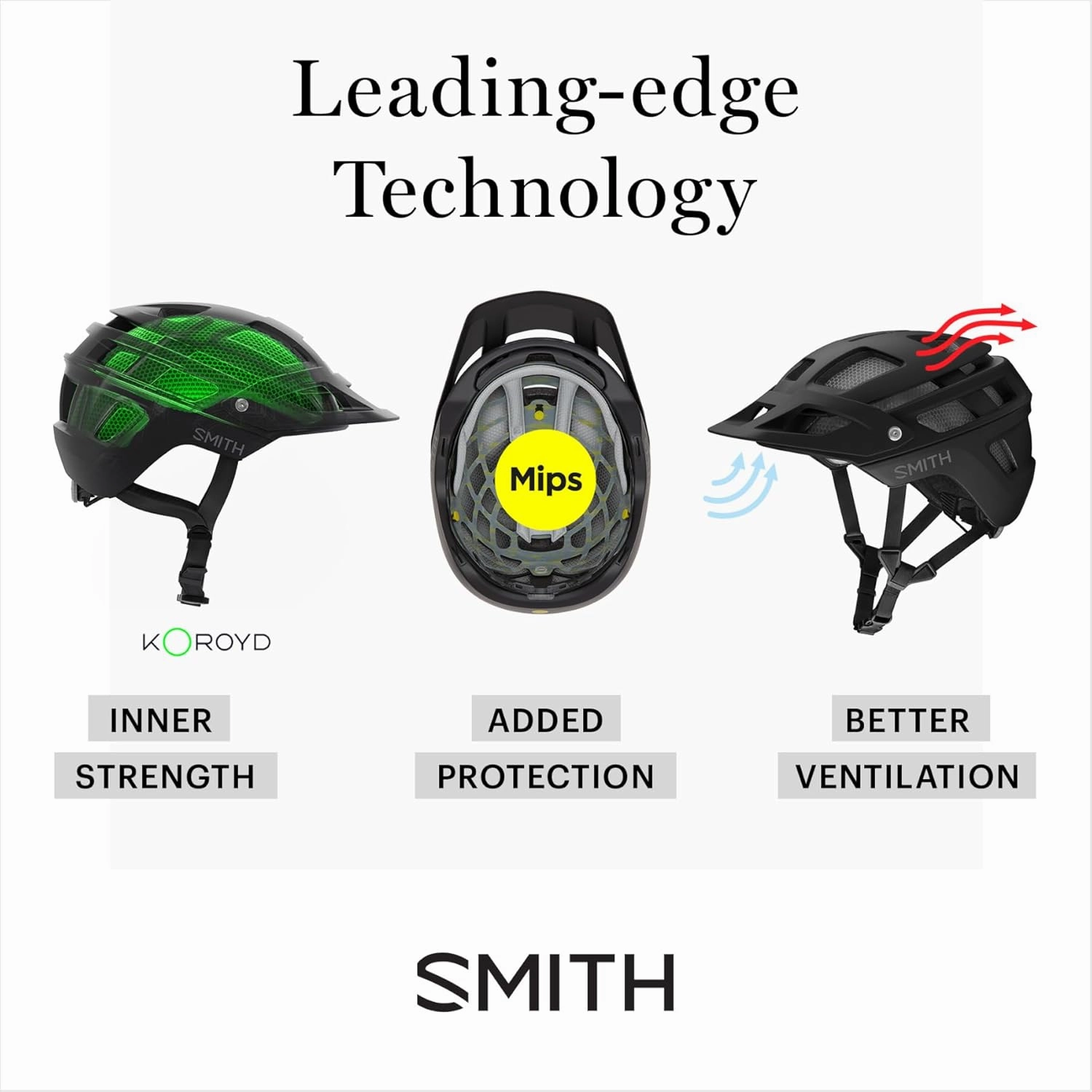 SMITH Payroll E-Bike Helmet – Adult Mountain E-Bike Helmet with MIPS Technology   Aleck Safety Sensor Accessory – Lightweight Protection for Men & Women – Adjustable Visor