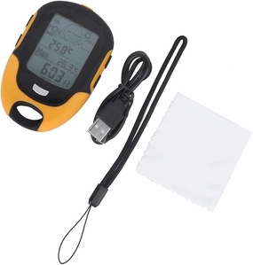 so Outdoor Altimeter, FR500 Outdoor Multifunctional Car Altimeter Barometer Thermometer Hygrometer