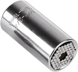 Socket Grip Ratchet Wrench Power Drill Adapter 105 Degree Right Angle Driver Extension Power Drill Hand Tools 7mm-19mm Universal Chuck(Only Sleeve)