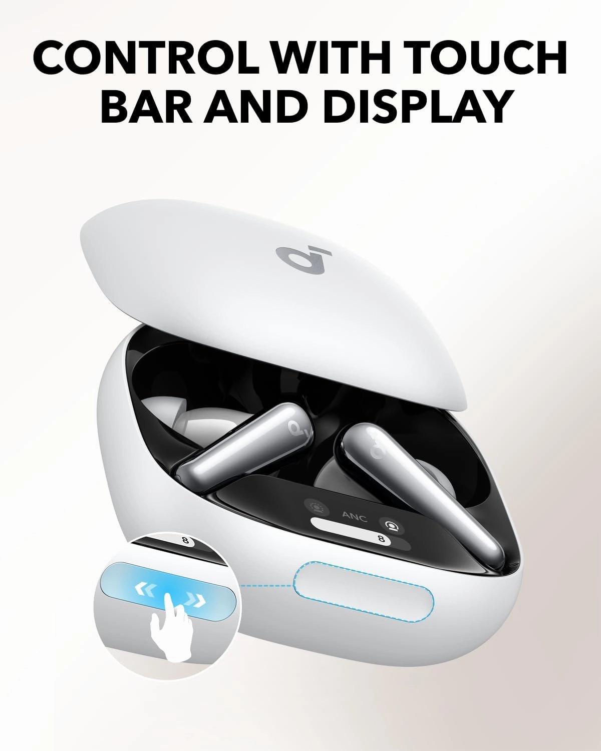 Soundcore Liberty 4 Pro by Anker,Noise Cancelling Wireless Earbuds,7-Sensor and Real-Time Adaptive Noise Cancelling,2×Faster Charging,Studio-Level Hi-Fi Music,Clear Calls with 6 Mics and AI(Renewed)