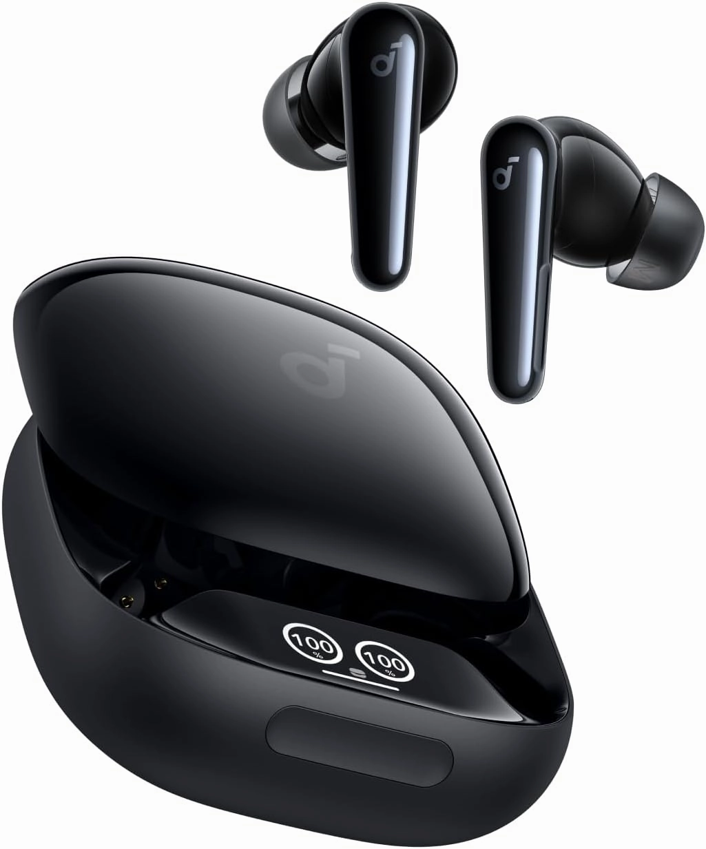 Soundcore Liberty 4 Pro by Anker,Noise Cancelling Wireless Earbuds,7-Sensor and Real-Time Adaptive Noise Cancelling,2×Faster Charging,Studio-Level Hi-Fi Music,Clear Calls with 6 Mics and AI(Renewed)