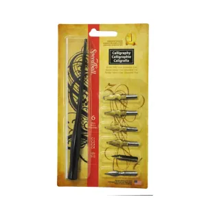 Speedball Calligraphy Set with 6 nibs and holder