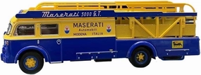 Sports car Metal Model 1:64 for Static Fiat 642 Transporter Double-Decker Trailer Model Collection Toy Car Hobby Ornaments Display for Home Décor