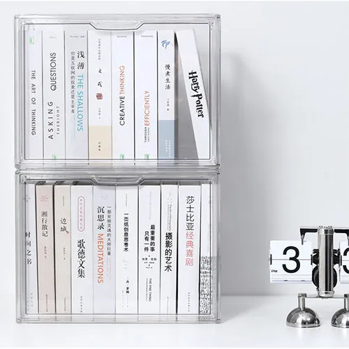 Stackable Storage Case with Magnetic Lid