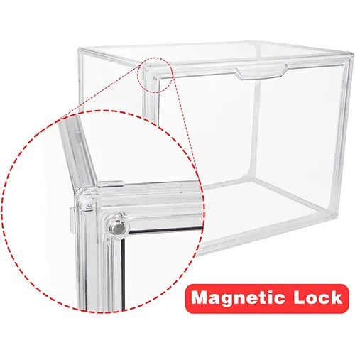 Stackable Storage Case with Magnetic Lid