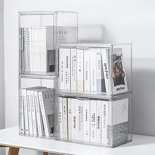 Stackable Storage Case with Magnetic Lid