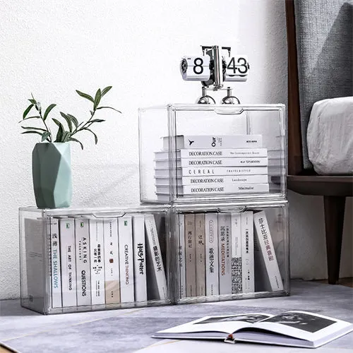 Stackable Storage Case with Magnetic Lid