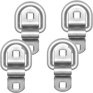 Stainless Steel Tie Down, Surface Mount D-Ring 6,000 lb. Capacity Tiedowns 4-Pack …