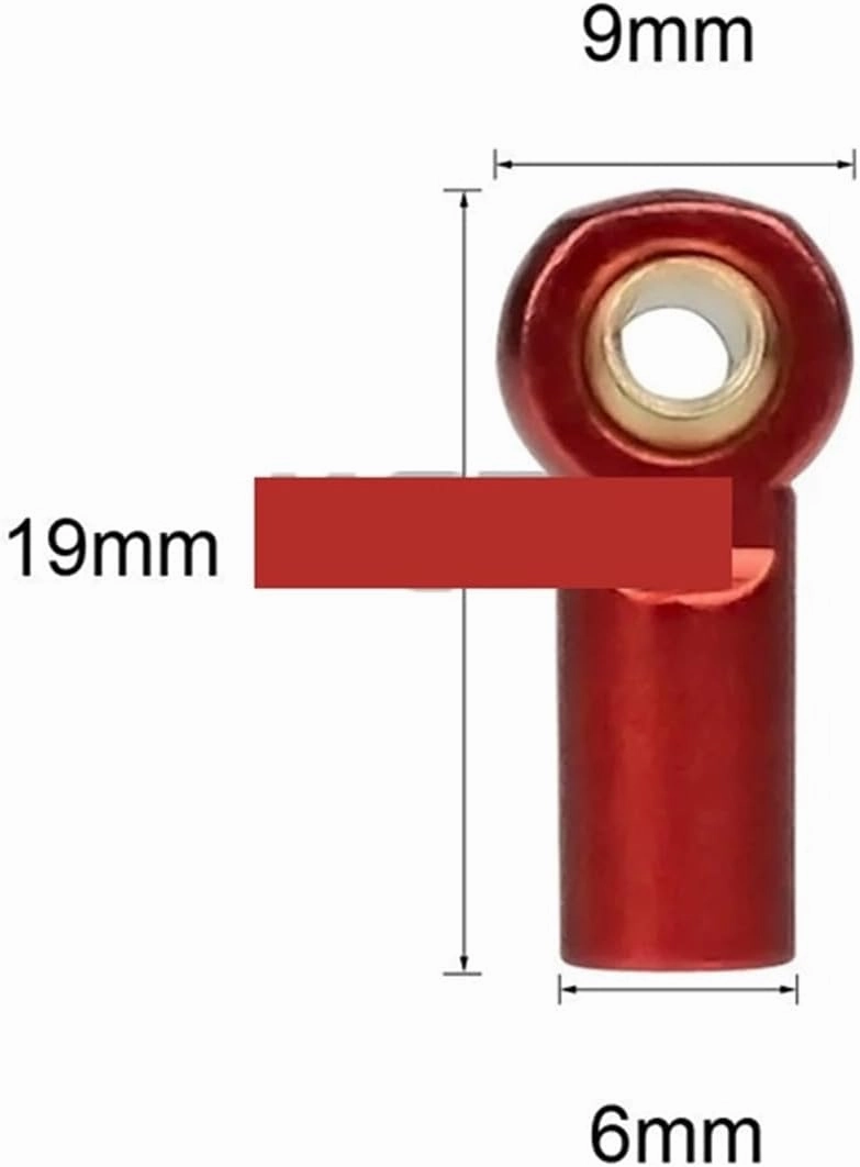 Steering Linkage Servo Link 10Pcs Metal M3 Aluminum Link Tie Rod End Ball Joint 1/10 RC Car Crawler AXIAL SCX10 D90 D110 Fit For Tamiya Racing Direction Pull Rod Steering Pull ( Color : 24 Purple )