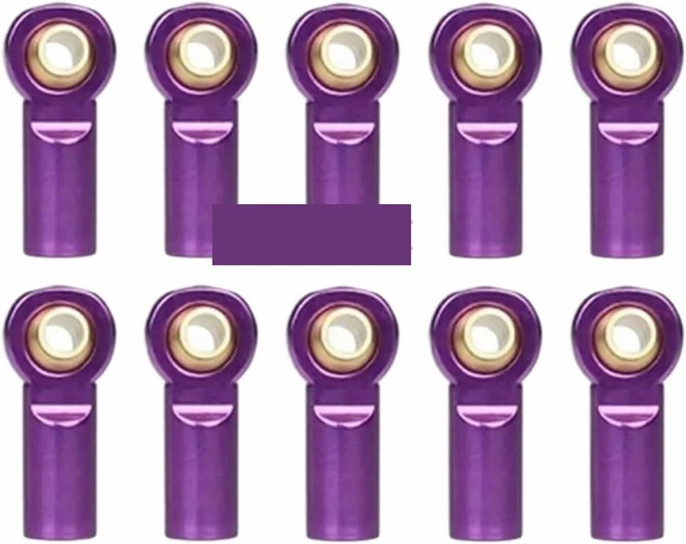 Steering Linkage Servo Link 10Pcs Metal M3 Aluminum Link Tie Rod End Ball Joint 1/10 RC Car Crawler AXIAL SCX10 D90 D110 Fit For Tamiya Racing Direction Pull Rod Steering Pull ( Color : 24 Purple )