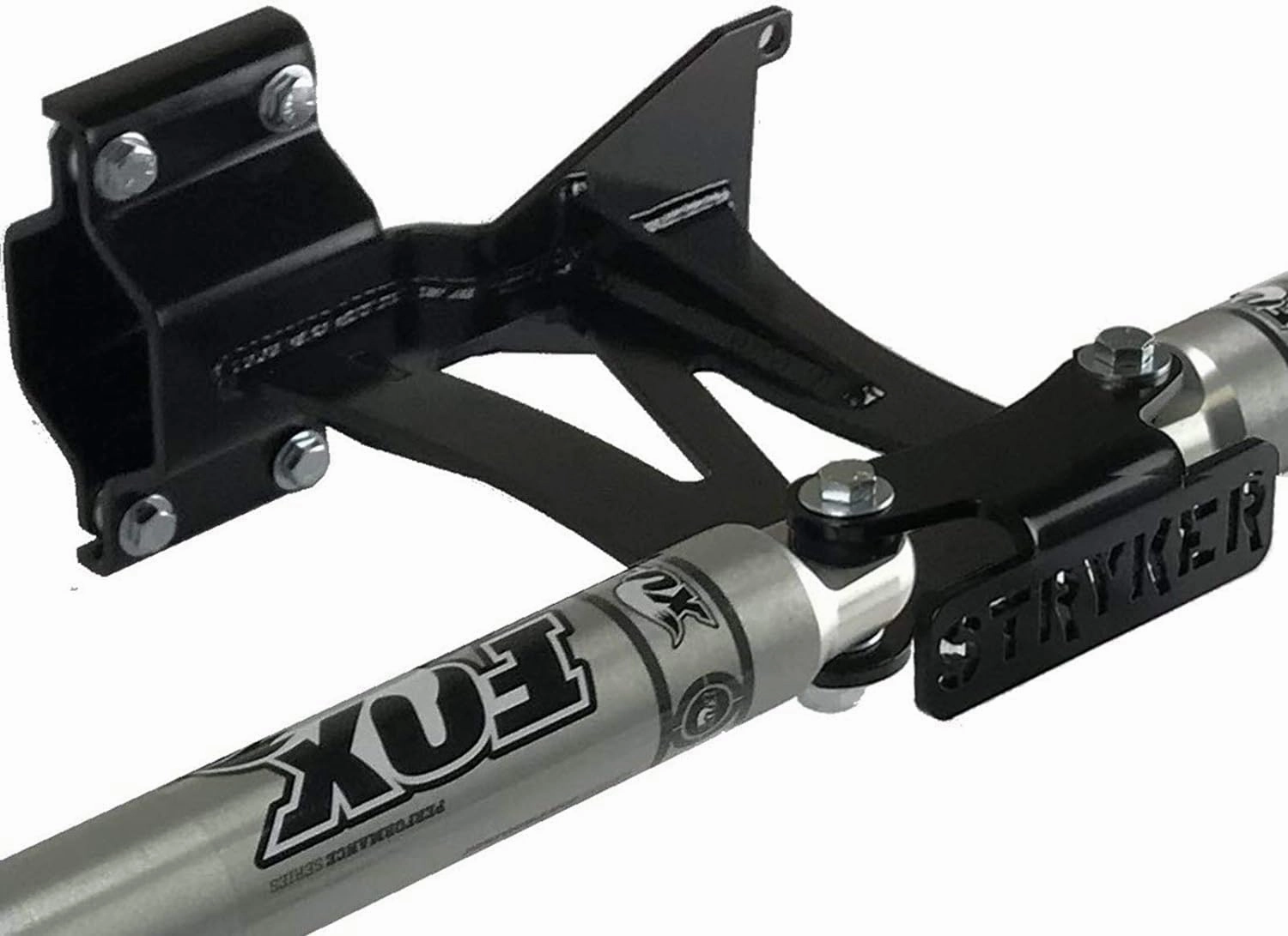 STRYKER OFF ROAD DESIGN Dual Steering Stabilizer Kit Made in the USA with USA Steel with FOX 2.0 Cylinders compatible w/ 2017-2022 F450/F550 Super Duty 4WD
