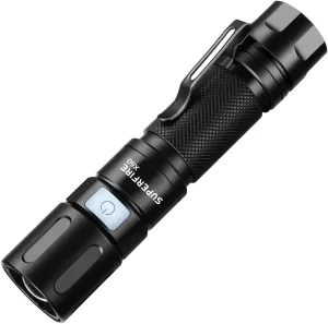 SuperFire Rechargeable 2000 High Lumens LED Flashlights, Super Bright Flashlight with Zoomable,Tactical Flashlights for Emergency Camping Hiking……