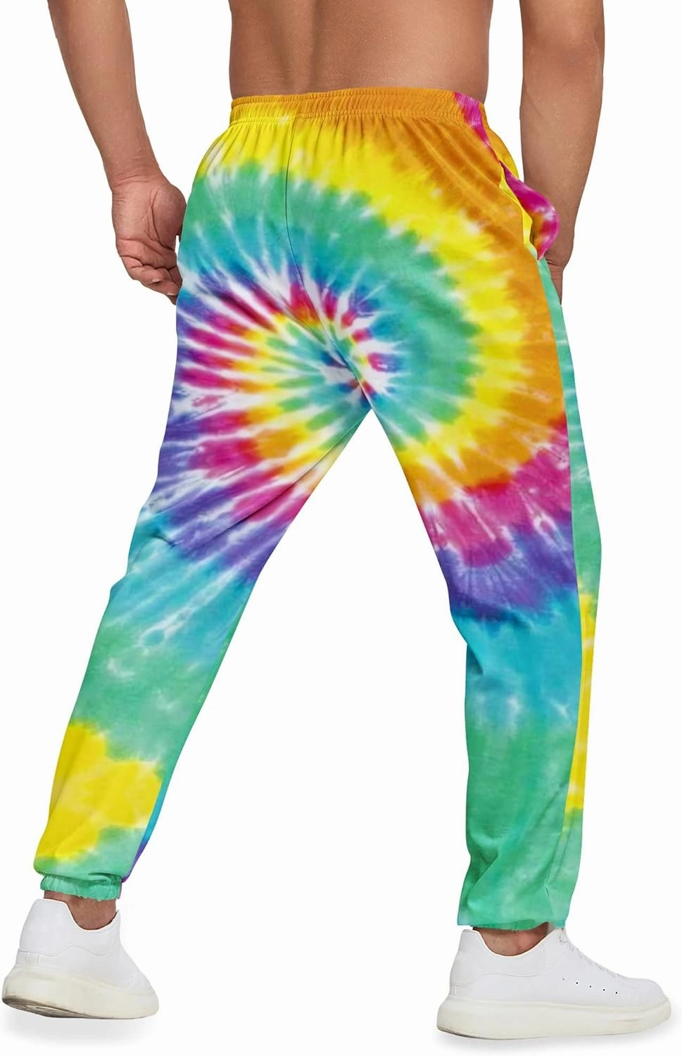 Sweatpants for Men Joggers Pant 3D Printed Sports Pants Workout Pants with 2 Side Pockets