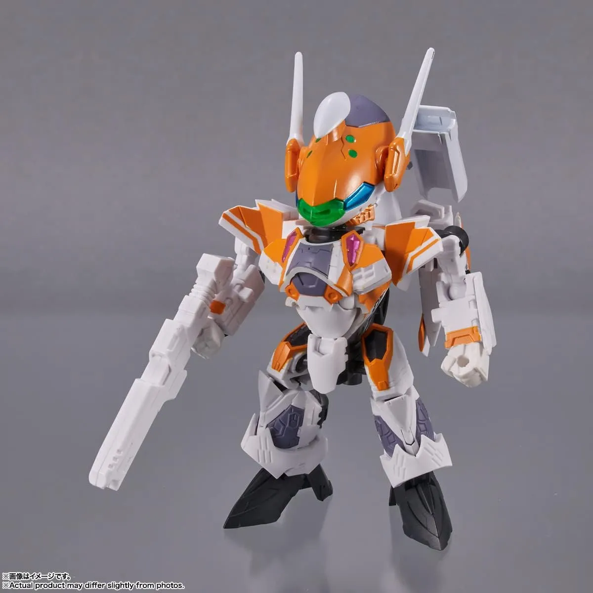 TAMASHII NATIONS - Macross Delta - VF-31E Siegfried (Chuck Mustang Use) with Reina Prowler, Bandai Spirits Tiny Session Figure Action Figure