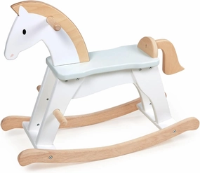 Tender Leaf Toys - Lucky Rocking Horse - Premium Wood Rocking Horse for Imaginative Play - Helps Cognitive and Physical Development in Toddler Boys and Girls - Age 12m 