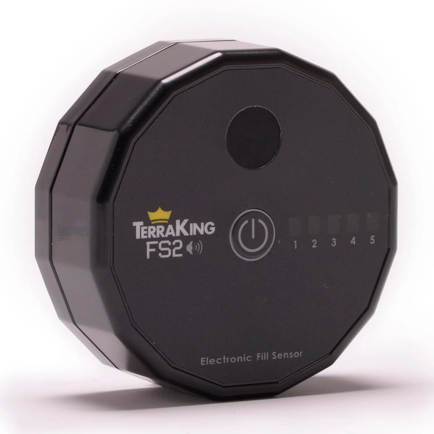 TerraKing TK95073 FS2 Material Collection Fill Sensor; Designed for Most Baggers or Leaf/Material Collection Systems; Rechargeable Battery, USB Cable Included