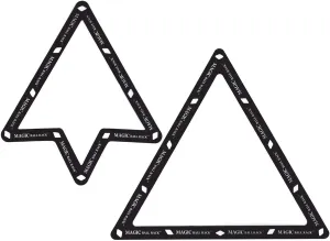 The Original Magic Billiard Ball Rack Combo 8 and 9-10 Ball Duo-Pack
