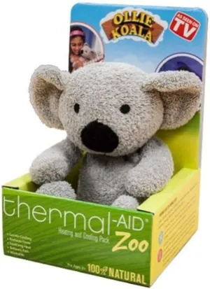 Thermal-Aid Zoo Microwavable Stuffed Animal - Plush Toy and Hot Cold Pack - Ollie The Koala