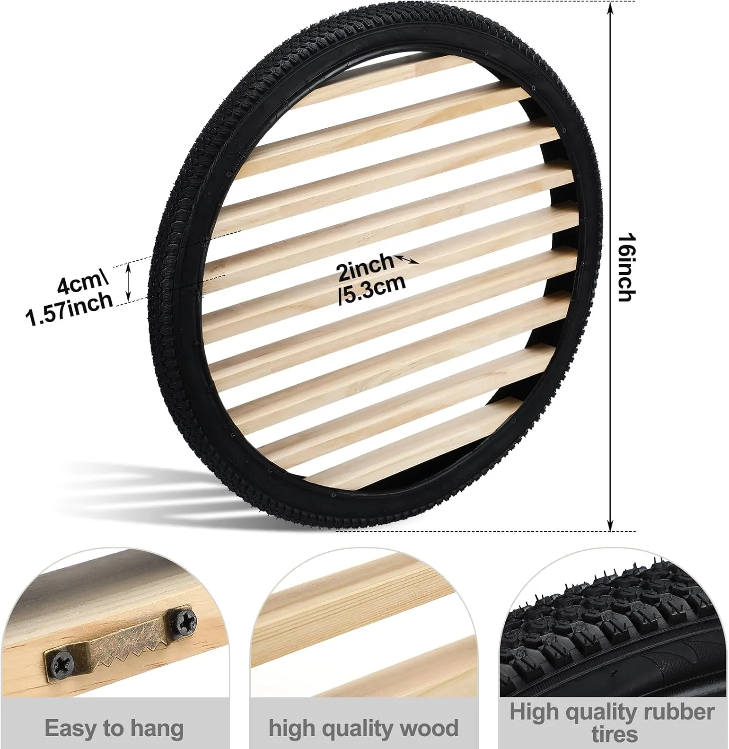 Tire Toy Box Wall Car Display Shelf Model Car Display Case Stand for 1/64 Collectibles Cars,Collectibles,Toy Figurines(Diameter 23.6 Inches)