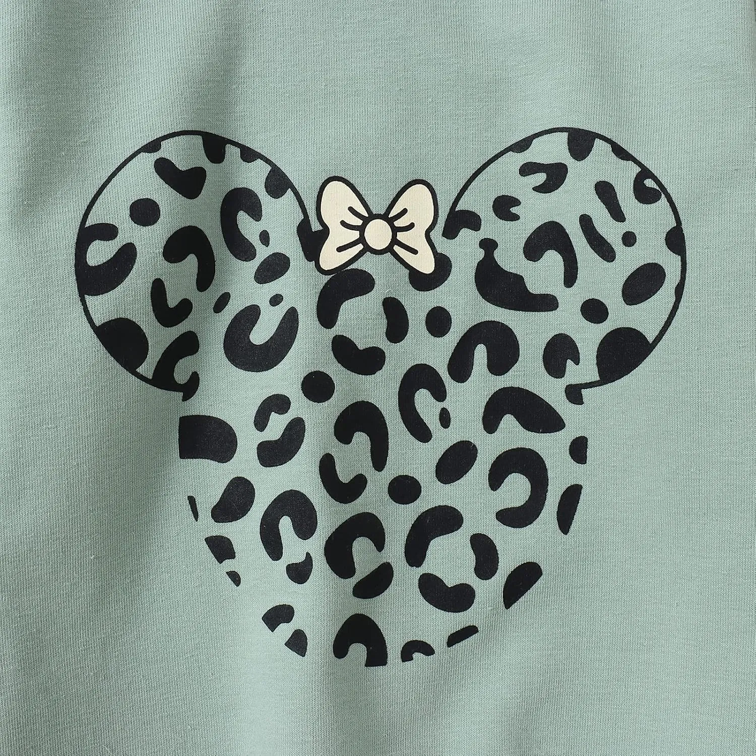Toddler Baby Girl Leopard Fall Clothes Long Sleeve Pullover Crew Neck Top Sweatshirt Pants Casual Winter Outfits