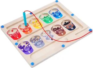 Toddlers Toys for Kids Ages 2-4, Magnetic Color and Number Maze, Montessori Magnet Puzzles Board Toys for Kids, Education Counting & Matching for Preschool Learning Activities