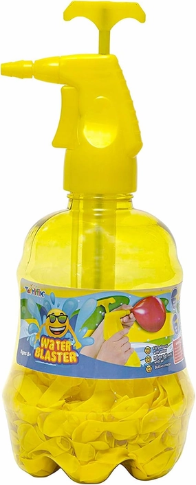 Toyrifik Water Balloon Pump Filler - Air and Water Easy Fill Portable Pump Station Water Blaster with 500 Balloons