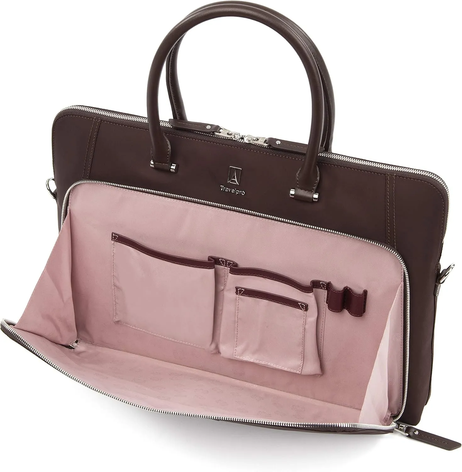 Travelpro Platinum Elite Women's Travel Briefcase, Fits up to 14 Inch Laptop, Work School Travel