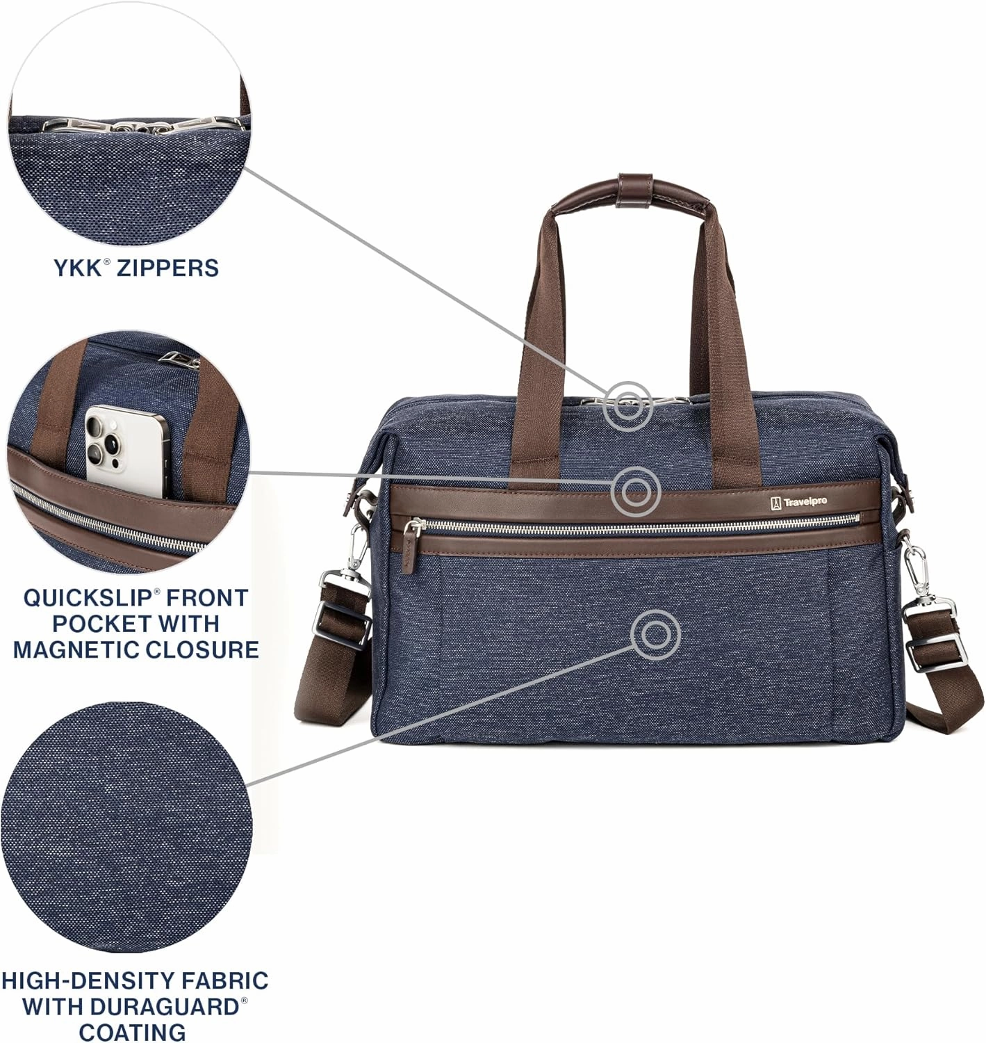 Travelpro Platinum Elite Carry on Soft Travel Underseat Tote Bag