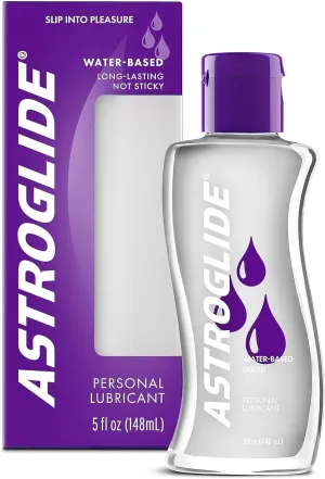 TROJAN Magnum 36 Count Large Lubricated Condoms and Astroglide 5oz Water Based Personal Lubricant Bundle
