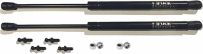 Truck Upfitters 2pcs 10.5" Toolbox Gas Struts | 25lbs Lift Support Strut for Slim/Narrow Aluminum Tool Box, Camper Shell Windoors | Fits UWS, DeeZee, Better Built, are, Leer | Includes 4 Ball Mounts