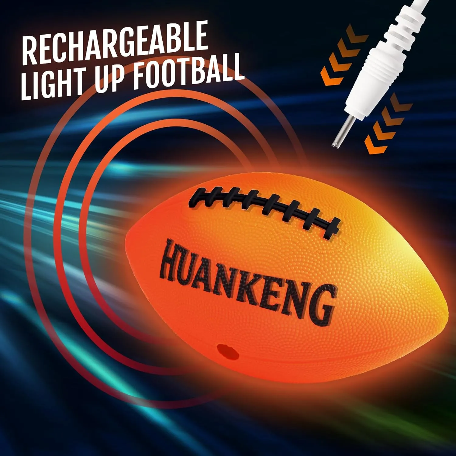 Upgrade Rechargeable Glow in The Dark Ball Toys Birthday Gifts for 6 7 8 9 10 11 12 13 14 15 Year Old Boys, Sports and Outdoors Light Up Ball Games for Teen, Kids Boys Toy Stuff Ages 6-15