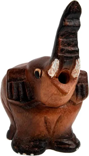 UPKOCH Wooden Elephant-Shaped Musical Toy Hand-Painted Craft Figurine for Home Office Decor Safe and Fun Interactive Plaything Develops Music Talents Great for Boys and Girls and Adults