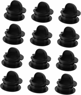 VANZACK Foosball Ladder Entry Dish Set 12pcs Standard Size Universal Replacement Parts for Football Machines