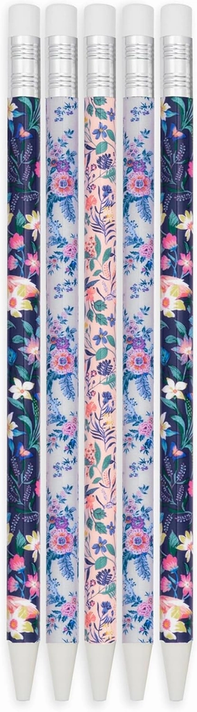 Vera Bradley Mechanical Pencil Set of 5, Pencils Take 0.7mm Lead (Spring 24 Medley)