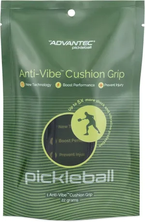 Vibration Dampening Pickleball Paddle Cushion Grip Tape – Transform Vibration into Energy – More Control, More Victories and More Fun – Simple Adhesive-Free Installation
