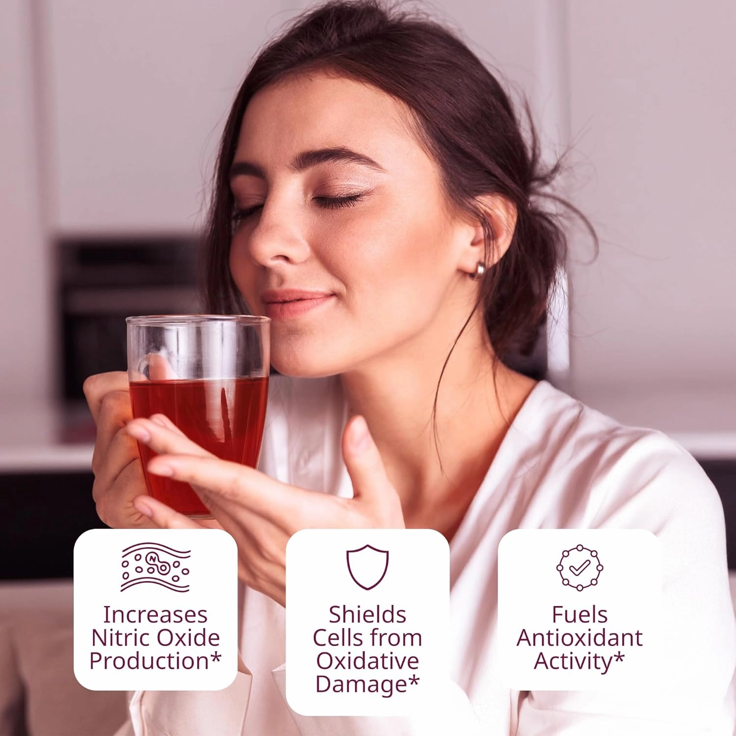 VINIA Tea Sampler, 4 Flavor Variety Pack. Made with Organic Teas, Infused with Piceid Resveratrol for Heart Health, Nitric Oxide, Physical Energy, Alertness, Blood Flow, Keto, Kosher, NON-GMO (30)