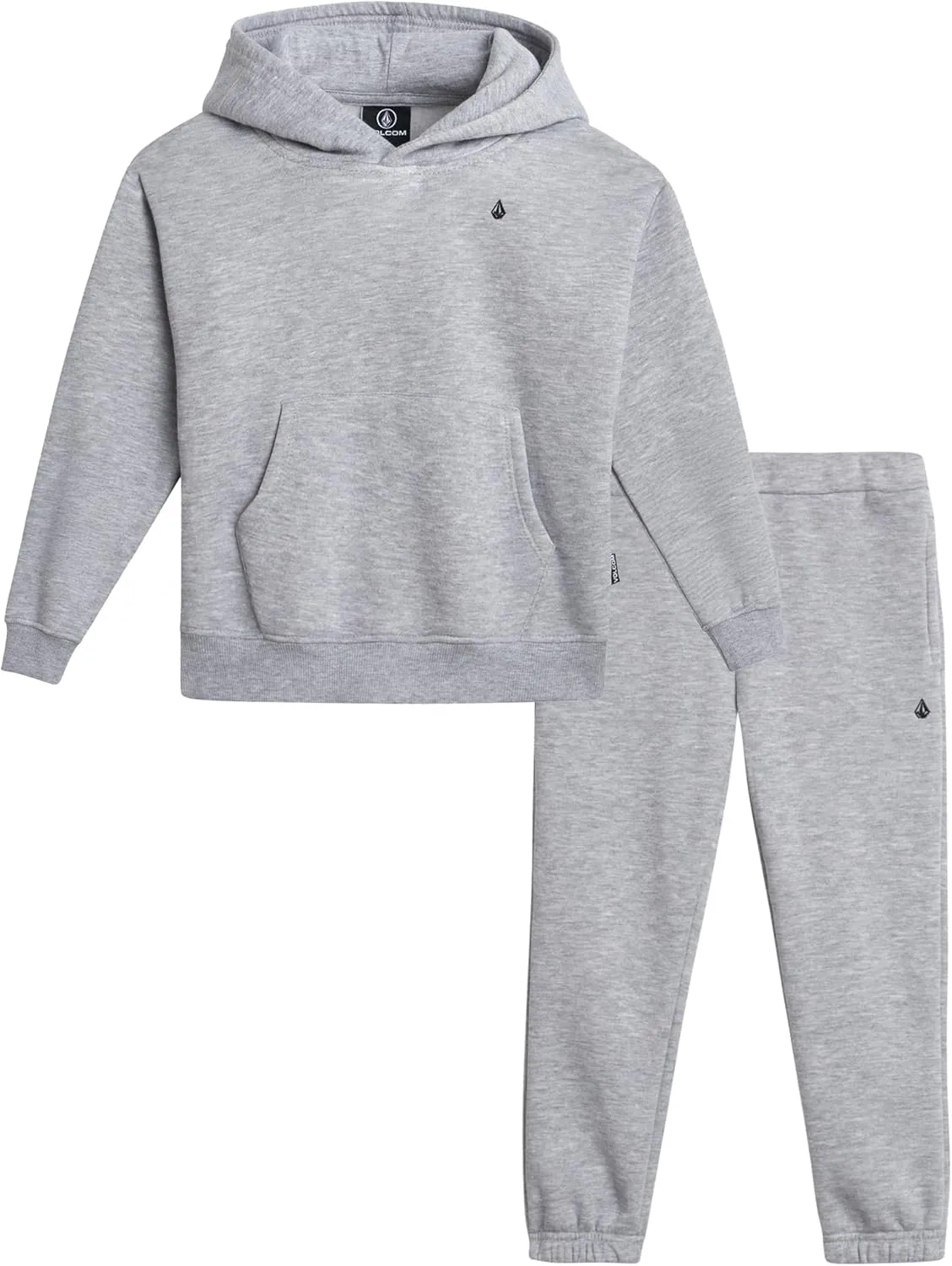Volcom Boys' Active Tracksuit Set - 2 Piece Athletic Performance Fleece Hoodie Sweatshirt and Jogger Sweatpants (Sizes: 4-20)
