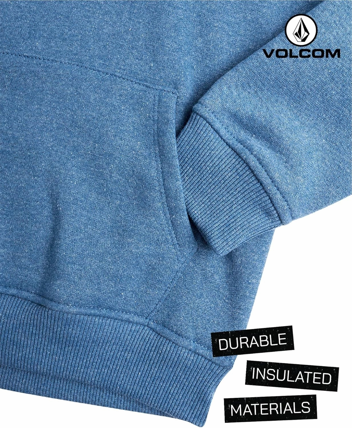 Volcom Boys' Active Tracksuit Set - 2 Piece Athletic Performance Fleece Hoodie Sweatshirt and Jogger Sweatpants (Sizes: 4-20)