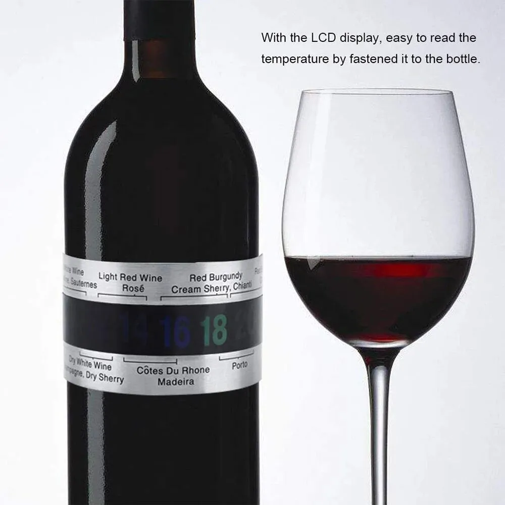 Wine Thermometer LCD Display clip Sensor