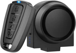 Wireless Remote Bike Alarm: 115dB Super Loud Bicycle Vibration Motion Sensor Siren Anti Theft Security System Motorcycle Alarm Waterproof USB-C Rechargeable Multipurpose Vehicle Alert Device