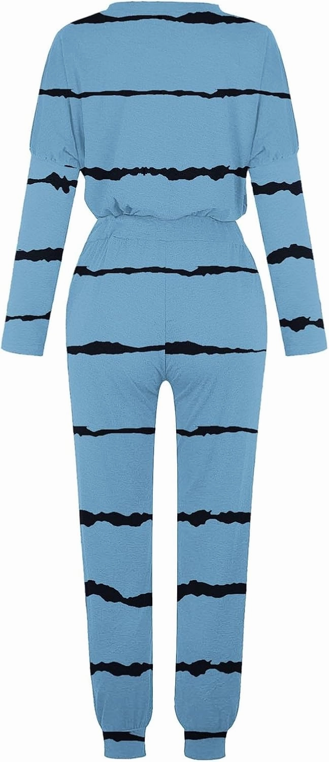 Women Sweatsuits 2 Piece Set Quarter Zip Sweatshirt Wide Leg Sweatpant Fall Set High Waisted Pants Set Tracksuit