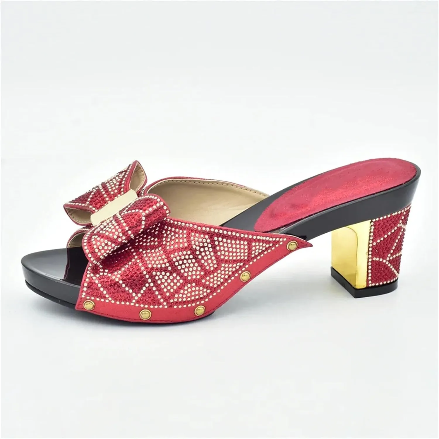 Women's Luxury Nigerian Wedding Set - Italian Silk Satin Pumps with Feather-Embellished Clutch for Red Carpet Events